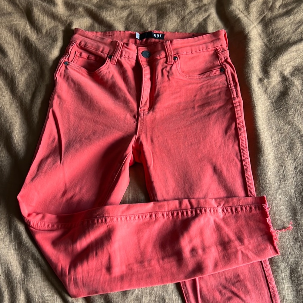 Orange jeans
